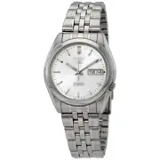 Seiko 5 Automatic 21 Jewels Stainless Steel Silver Dial SNK355K1 30M Mens Watch