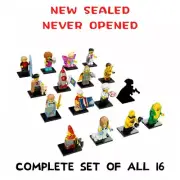 LEGO Collectible Minifigures: 71018 SERIES 17 Complete set of 16 *New sealed*