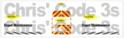 Code 3 Adhesive Vinyl Decal Suit Oxford Diecast 1/76 various - Colas Rail Van