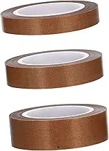 Heat Resistant Tape 3 Rolls Sealer Insulation for Vacuum Seal Machines (10m Black)