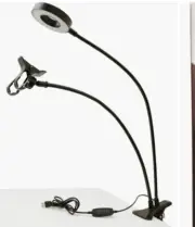 Live Streaming Kit Phone Holder plus light USB powered fits all phones
