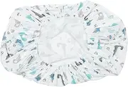 Vaguelly Fitted Bassinet for Crib Mattress Removable Washable Dinosaur Print for Standard Cradle Mattresses Nursery Addition
