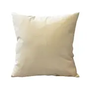Cotton Canvas Cushion Cover Pillow Case -Cream