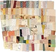 Scrapbook Paper 360pcs, Small Earth Tones Scrapbooking Paper for Vintage Crafts Junk Journal Supplies, Neutral Decorative Scrap Paper Sheets Material, Variety Collage Design Paper Packs