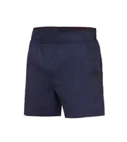 2 X Mens Hard Yakka Elastic Waist Short Navy Cotton Work Wear