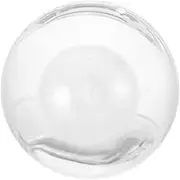 Cabilock Dandelion Crystal Ball Decoration with Stand Clear Crystal Sphere for Home and Office Elegant Entryway Adornment Unique Desktop Ornament Present Idea