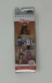 Nano Metalfigs Disney 5 Pk. Queen Hearts Lilo Gizomo Scrooge Cheshire cat -NEW