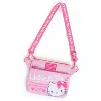 在飛比找樂天市場購物網優惠-大賀屋 Hello Kitty 斜背包 側背包 錢包 手提包