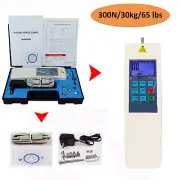 Push Pull Meter Digital Force Gauge Dynamometer Tools Equipment 300N/30kg/65 lbs