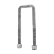 Sunrise U-Bolts with Nyloc Nut 1/2" Galvanised - 45mm Square, 145mm - UB45S145G