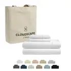 100% Egyptian Cotton King Size Sheets Set, 4 Pieces Luxury King Size Bedding ...