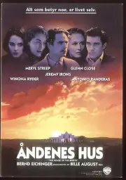 Modern Norwegian FILM POSTER Postcard: THE HOUSE OF THE SPIRITS (Meryl Streep)