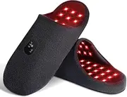 Astarexin Cordless Red Light Therapy for Feet 2 Packs, Portable Infrared Light Therapy Shoe, 460nm & 660nm & 850nm Wireless Redlight Therapy Slippers for Foot Toes Ankle Joint with Pulse for Women Men
