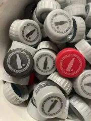 100 My Coke Rewards Caps Plastic Bottle Tops Crafts Unused Codes