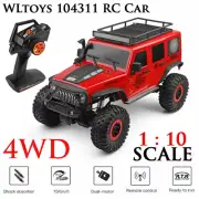 WLtoys 104311 2.4G SUV 4WD RTR 1/10 Scale Brushed Off-Road Rock Crawler RC Car