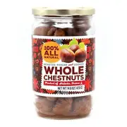 Gourmanity Peeled and Ready to Eat Jar of Roasted Chestnuts From Ardeche, France
