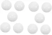 JOINPAYA 10pcs Roulette Replacement Beads White Wheel Beads for Game Props Bar Accessory Party Game Wheel Board Game Supply