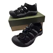 NEW Keen Newport H2 Youth sandals kids size 5 Black/Yellow shoes hiking