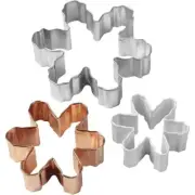 Wilton Snowflake 3 pc Metal Cookie Cutter Set - #2308-0570 - BRAND NEW