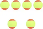 Ronyme 6Pcs Tennis Training Balls for Kids for Beginners Exercise Professional 6.4cm Diameter Practice Balls for Playing Sports