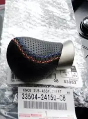 TOYOTA LEXUS Genuine OEM RCF Red Stitch Gear Shift Knob 33504-24150-C6 New