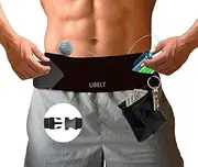 UBELT Insulin Pump Waist Belt Pouch Fanny Pack Running Belt Band Travel iPhone 8 X 7 Plus Phone Holder Sports Fitness Jogging Walking Men Women