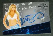 2018 Benchwarmer NIKKI ZIERING Hot For Teacher SCHOOL GIRLS Blue Auto/5 PLAYBOY