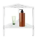 Corner Shower Stool Non-Slip Shower Caddies Stool Corner Shower Bench Seat
