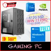 Intel 12th i3 16GB RAM DDR4 512GB SSD Desktop PC Computer GAMING OFFICE