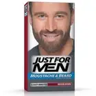 Just For Men Mustache Beard Medium Brown Brush In Colour Gel Kit Coarse Hair