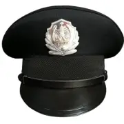 Men Army Hat Captain Police Fancy Dress Formal Military Costume Performance Cap
