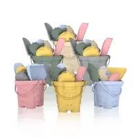 在飛比找蝦皮商城優惠-兒童沙灘玩具 桶鏟 海洋系列手提桶 戲水玩具 親子挖沙玩具 