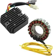 Rectifier Replacement Motorcycle Magneto Stator Coil +Voltage Regulator Rectifier for VFR750F for Interceptor 1986-1989 VFR700 1986-1987