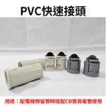 【工地價】PVC快速接頭 PVC盒接 CD管用盒接頭 CD管轉接頭 CD管接頭 其他尺寸可詢問