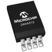 Microchip EEPROM MEMORY CHIPS 100Pcs 512kbit 8-Pin SOIC Serial-I2C 24AA512-I/SN