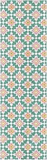 Amooorous Orange-Green Star Grip Tape for Skateboards Designs Anti-Tearing Scooter Griptape Anti Slip Grip Tape Cruiser Board 33×9 Inch