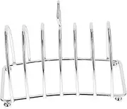 Zerodeko Metal Handle Toast Holder Stylish Desktop Bread Rack for Daily Use Holds Slices of Toast for Kitchen Display and Breakfast Table Decor