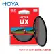 HOYA UX SLIM 82mm 超薄框CPL偏光鏡 耐用鋁框 邊緣塗黑設計 抗反射 防水鍍膜使用