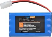 PowerTrust 9.6V 2100mAh Ni-MH Rechargeable Battery Hobby RC Pack with Tamiya Connector for Remote Control Car, Truck, RC Plane, Boat