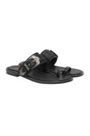 BIRD BUCKLE TOE LOOP SLIDE SOLID BLACK