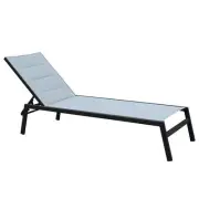 SA NEW Sunscape Madrid Aluminium Padded Sunlounge