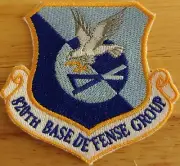 USAF 820TH BASE DEFENSE GROUP Patch W/ VELCRO® Brand Fastener Version II