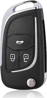 FLJKCT Car Key Shell Modified Folding Remote Car Key Shell Case 2 3 4 5 Button,for Chevrolet Cruze Epica Lova Camaro Impala