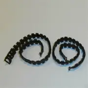Dinky Toys Tracks Pair Type A #1 Black Treads 353 Shado 622 Bren 690 Scorpion