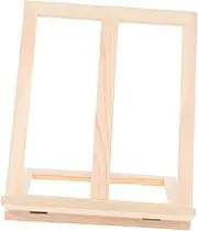Adjustable Tabletop Easel for Students Sturdy Wood Desk Easel Stand 4 Height Settings
