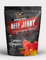 Carolina Reaper Beef Jerky Extra Hot Chilli Beef Jerky 35g Caution Extremely Hot