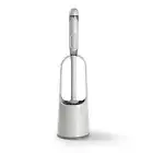 Soap Dispenser Brush and Holder Set Silicone Bristles Bathroom Cleaning Brush