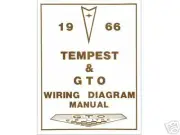 1966 66 GTO/TEMPEST WIRING DIAGRAM MANUAL