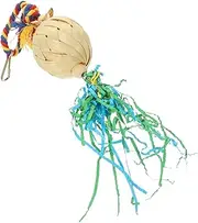 ORFOFE Bird Chew Toy for Cockatiel Bite-Resistant Hanging Parrot Toy Birdcage Accessory Parakeet Toy Large Bird Toy Parrot Toys Pet Bird Toy