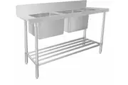 Stainless Steel Dishwasher Double Inlet Sink 4 Wss26165l